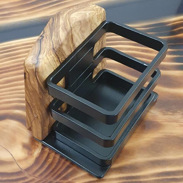 porta-biro-ufficio-ferro-legno steel3