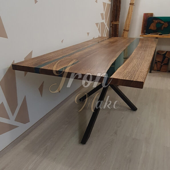 tavolo in legno e resina-midori1