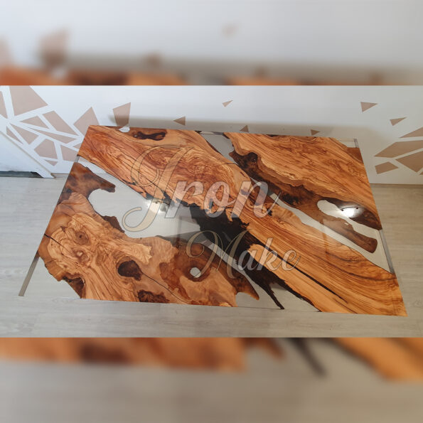 tavolo in legno e resina-golden11