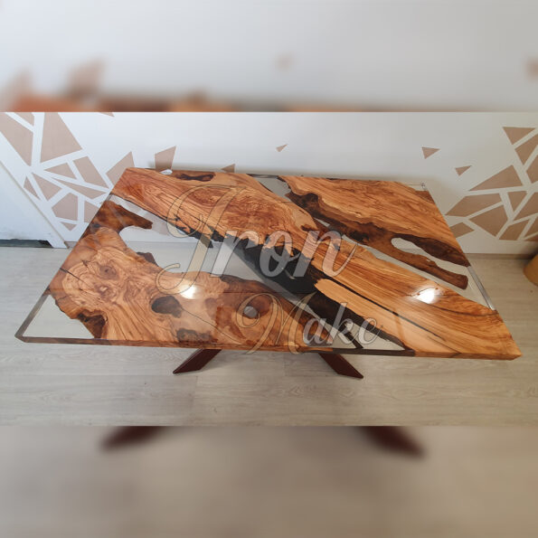 tavolo in legno e resina-golden12