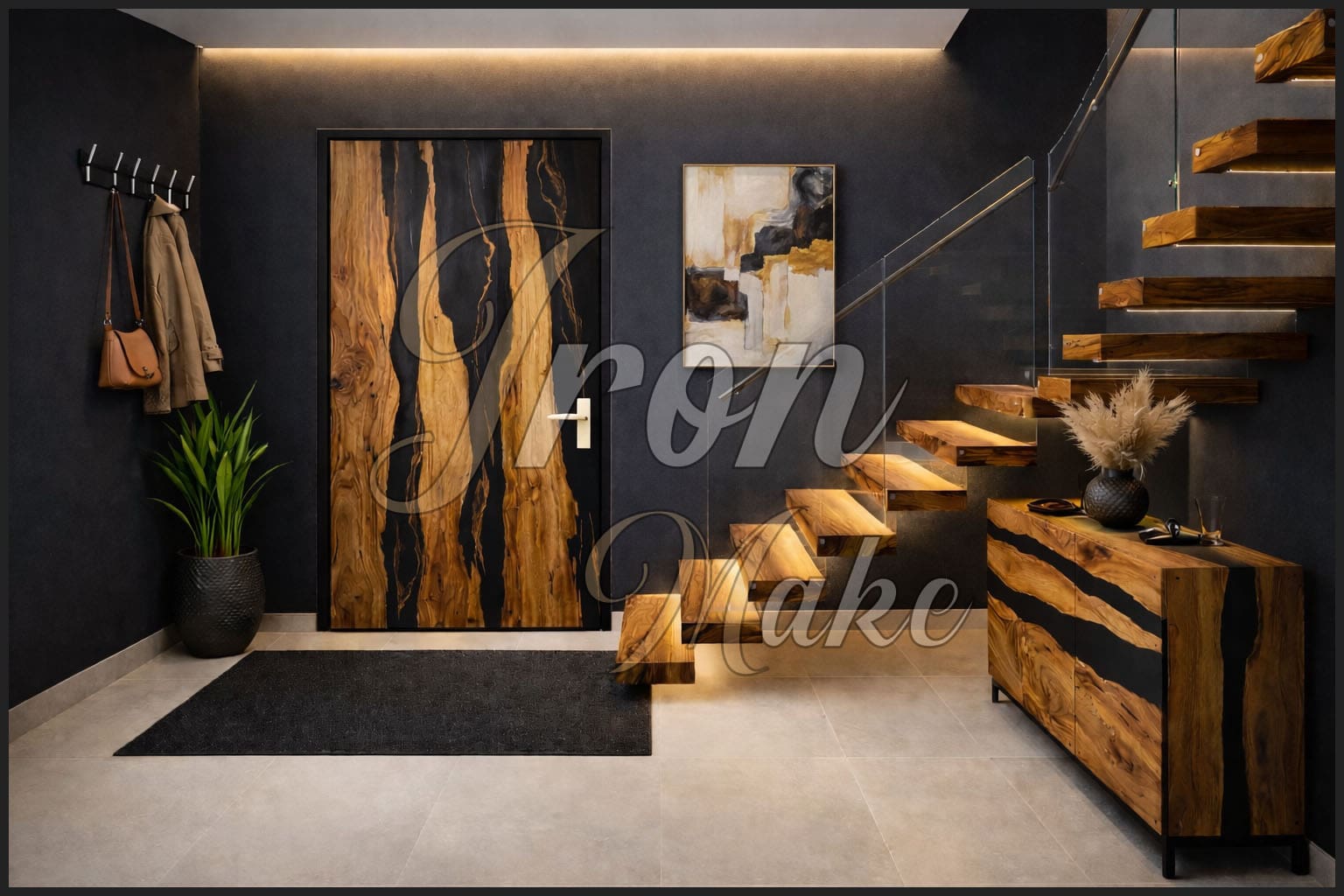 Ambiente Iron Make in legno e resina