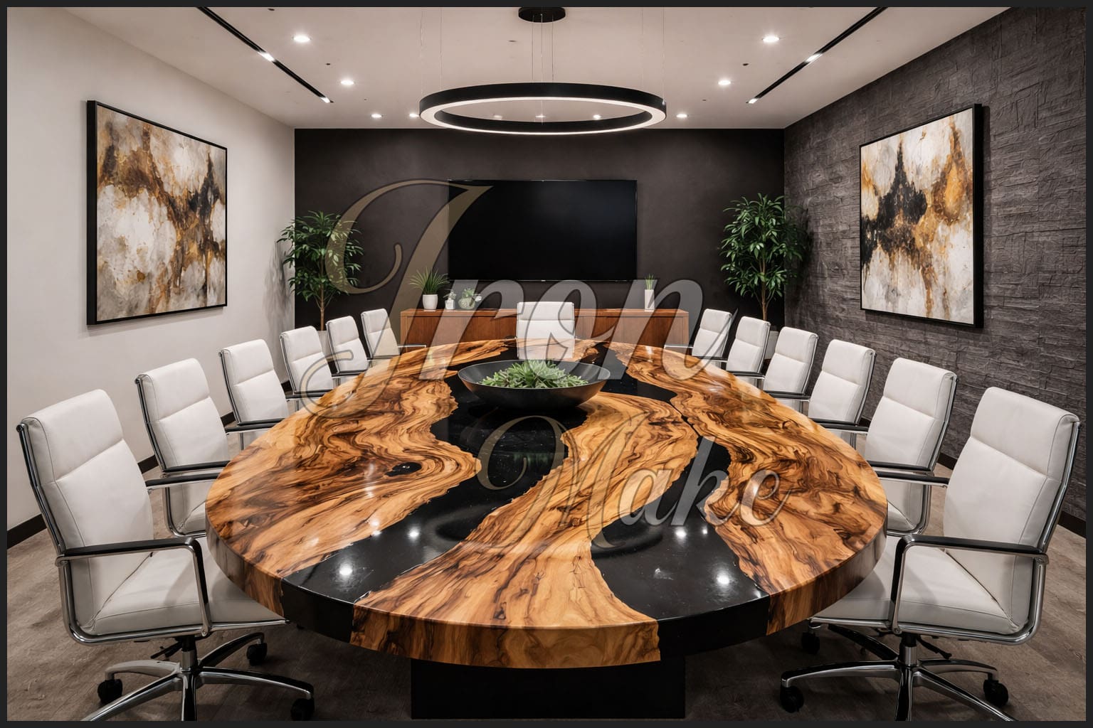 Ambiente Iron Make in legno e resina