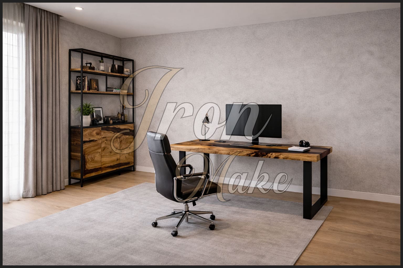 Ambiente Iron Make in legno e resina