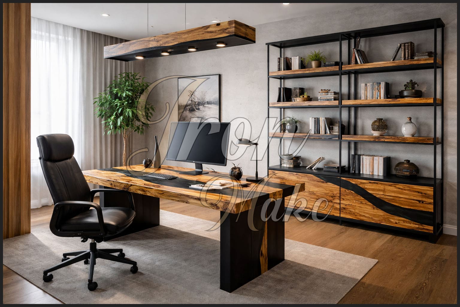 Ambiente Iron Make in legno e resina