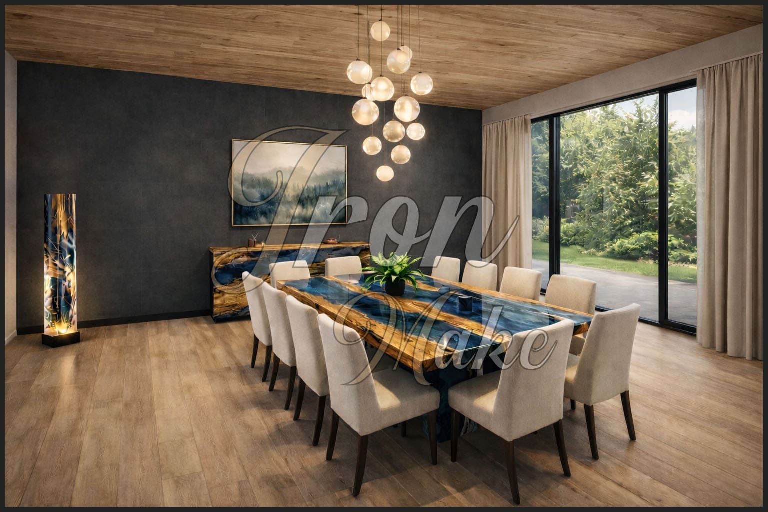 Ambiente Iron Make in legno e resina