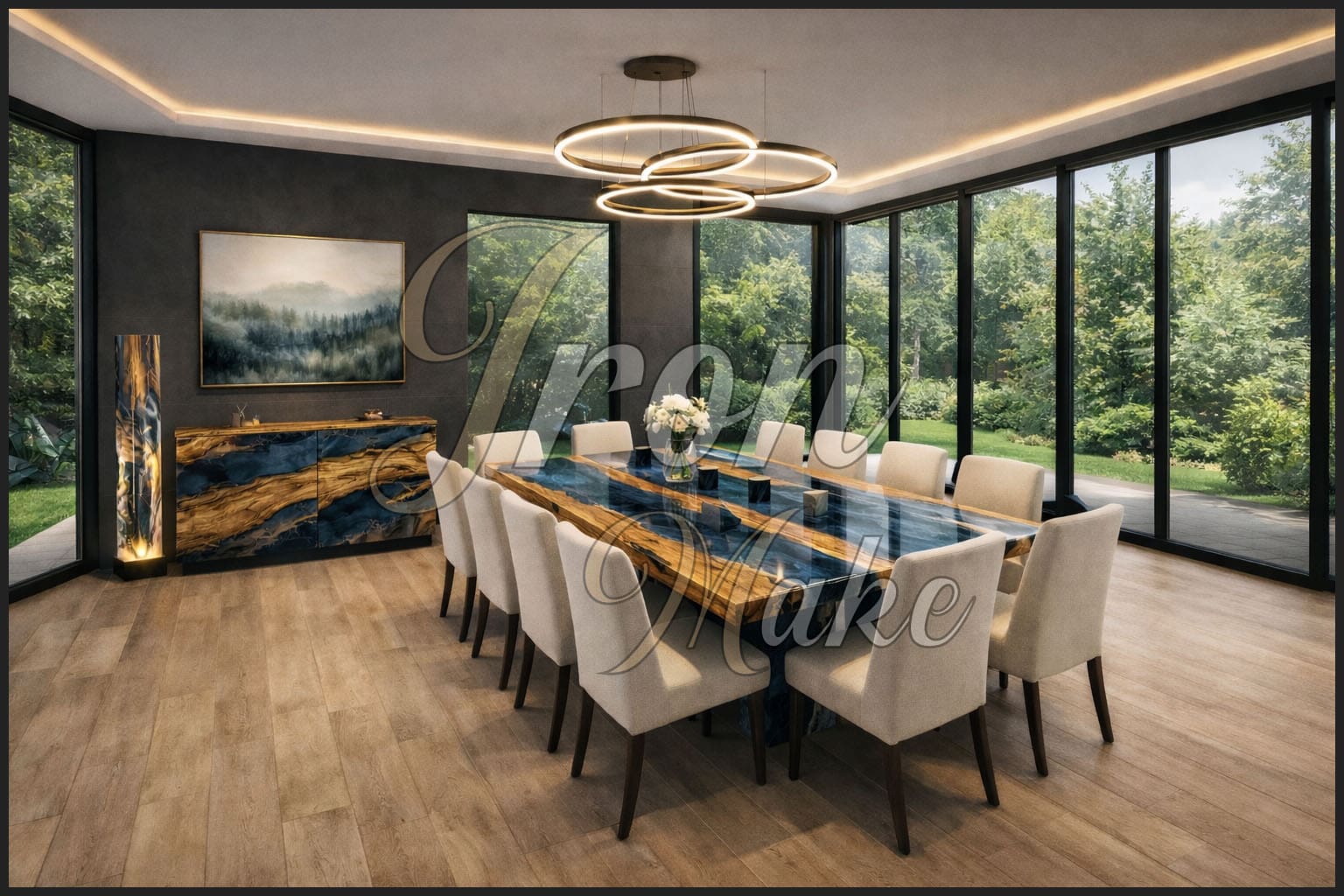 Ambiente Iron Make in legno e resina